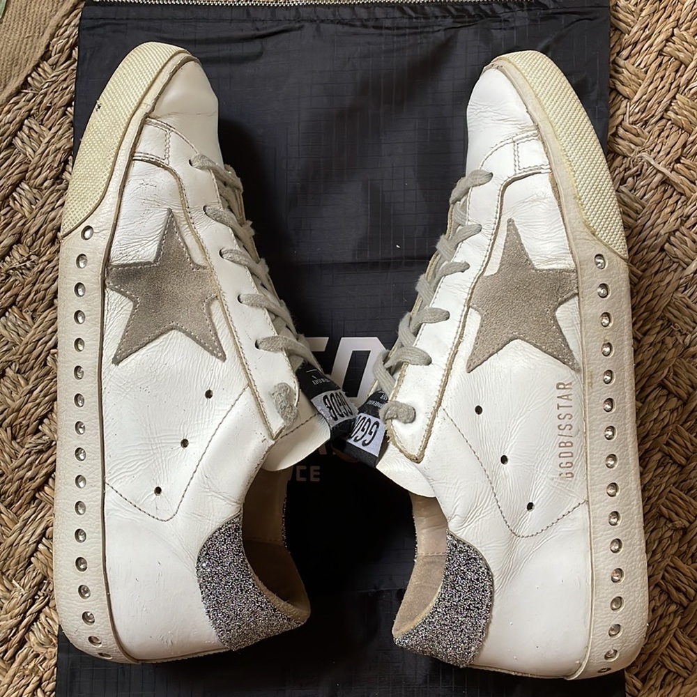 Golden Goose Limited Edition Swarovski Crystal Superstar Sneakers